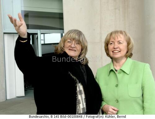 StM Böhmer empfängt EMMA-Verlegerin Alice Schwarzer 2006