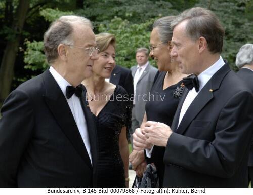 Bundespräsident Köhler in Bayreuth 2005