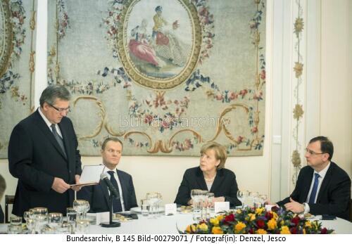 Bundeskanzlerin Angela Merkel in Polen 2013