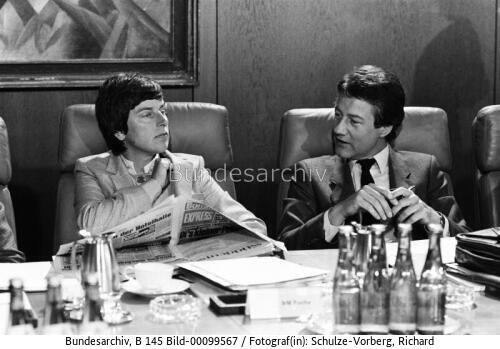 BM Engholm und BM Fuchs 1982