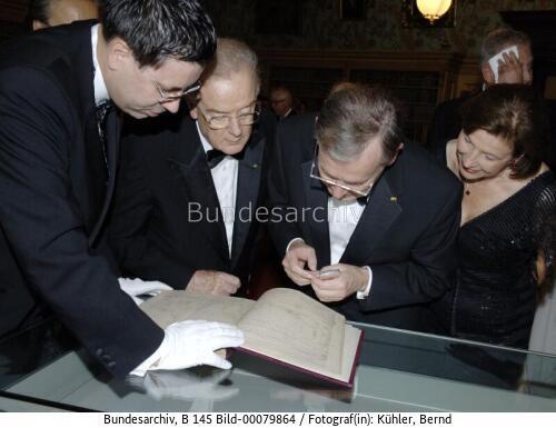 Bundespräsident Köhler in Bayreuth 2005