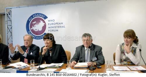 BM Ulla Schmidt: PK zum Kampf gegen Tuberkulose 2007