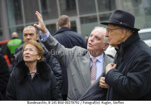 Italienischer Präsident Napolitano in Berlin 2013