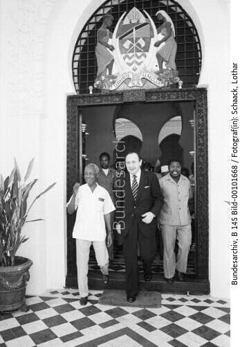 AM Genscher in Tansania 1978 / Afrikareise