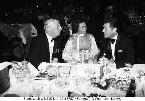 Bundespresseball 1978 / Fußball-Bundestrainer Derwall und Ex-Nationalspieler Walter