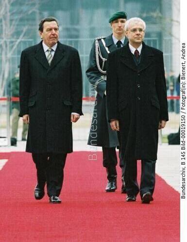 Tschechischer Ministerpräsident Spidla in Berlin 2004