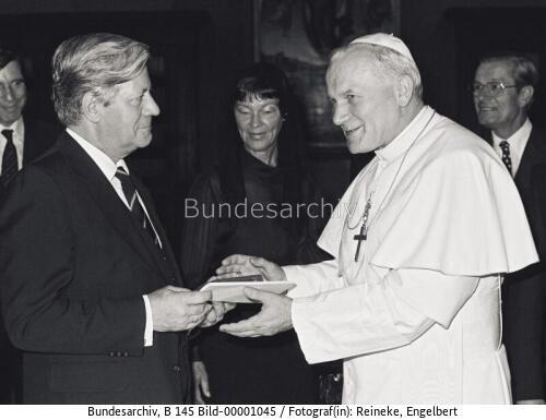 Bundeskanzler Schmidt im Vatikan 1979