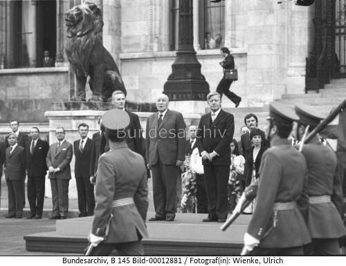 Bundeskanzler Schmidt in Ungarn 1979