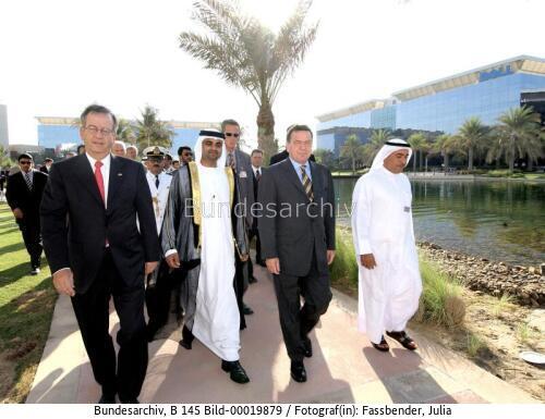 Bundeskanzler Schröder in den Vereinigten Arabischen Emiraten 2003 / Nahostreise