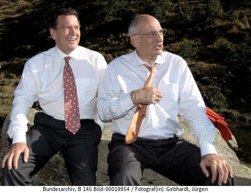 Bundeskanzler Schröder in der Schweiz 2003