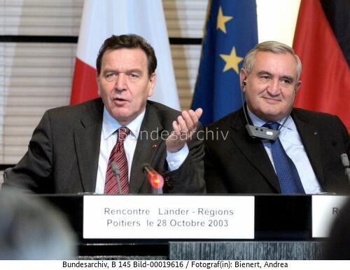 Deutsch-Französische Regionalkonferenz in Poitiers 2003 / PK