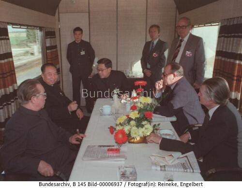 Chinesischer Ministerpräsident Hua in Stuttgart 1979
