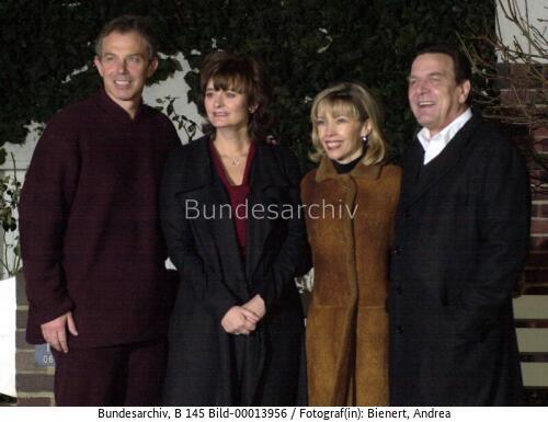 Britischer Premierminister Blair in Hannover 2003
