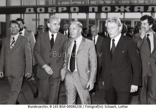 Bundeskanzler Schmidt in Moskau 1979