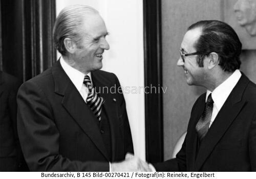 Schweizer Außenminister Aubert in Bonn 1979