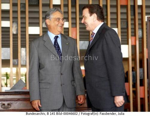 Bundeskanzler Schröder in Brasilien 2002 / Lateinamerikareise