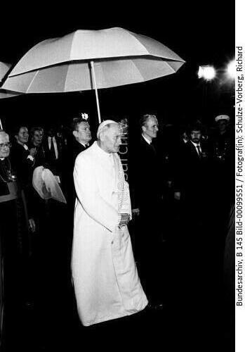 Papst Johannes Paul II. in Brühl 1980
