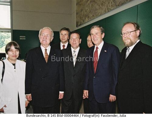 Amerikanischer Präsident Bush in Berlin 2002