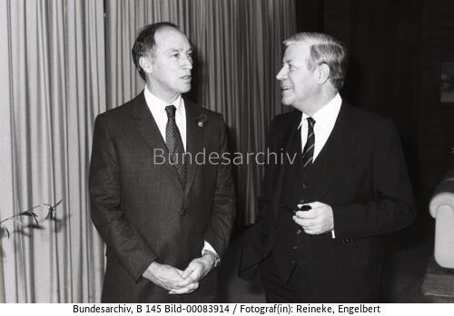 Kanadischer Premierminister Trudeau in Bonn 1980
