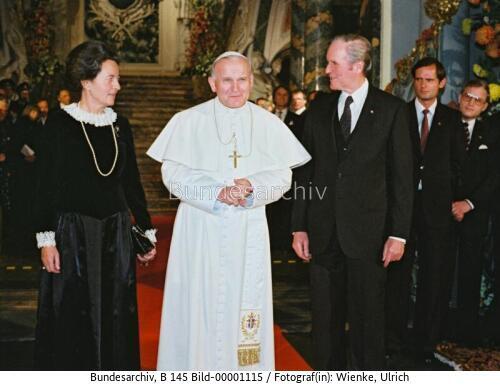 Papst Johannes Paul II. in Brühl 1980