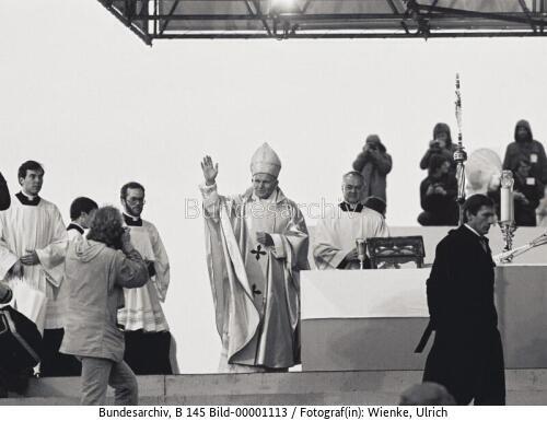 Papst Johannes Paul II. in Köln 1980