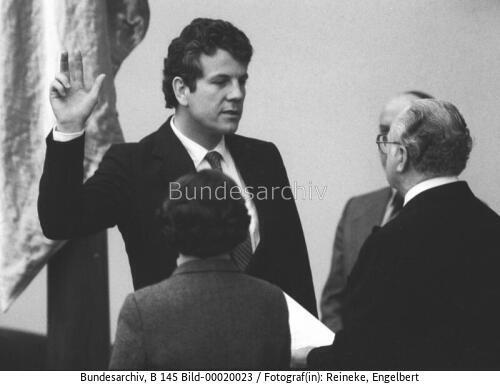 Bundestagssitzung / Vereidigung von BM Hauff 1980