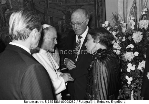 Papst Johannes Paul II. in Brühl 1980