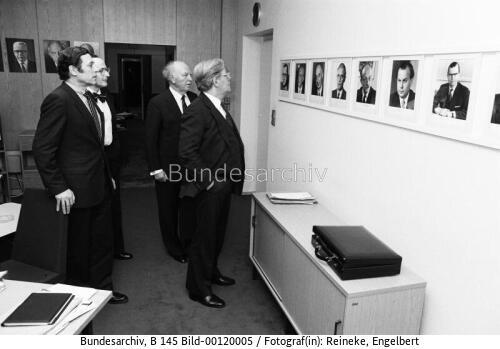 Bundeskanzler Schmidt im BPA 1980