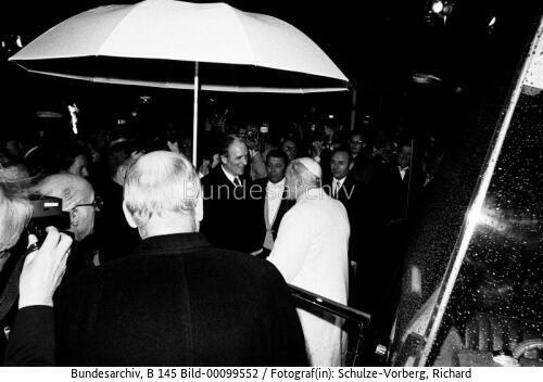 Papst Johannes Paul II. in Brühl 1980