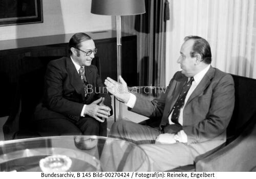 Schweizer Außenminister Aubert in Bonn 1979