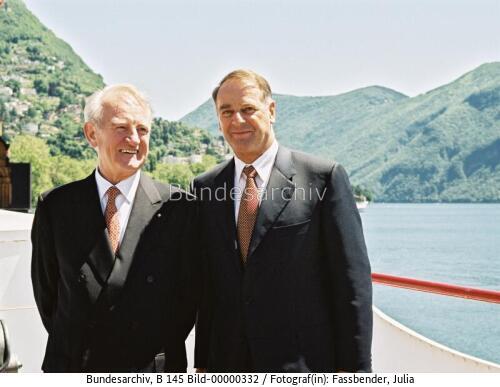 Bundespräsident Rau in der Schweiz 2000