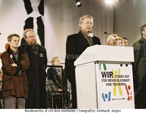 Demonstration für Menschlichkeit und Toleranz in Berlin 2000