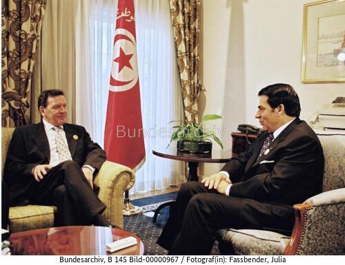 Bundeskanzler Schröder in Ägypten 2000