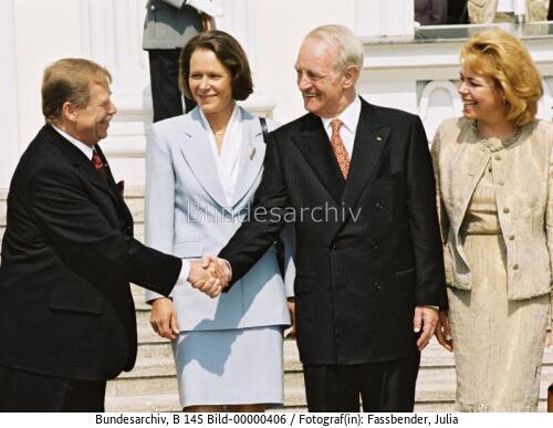 Tschechischer Präsident Havel in Berlin 2000