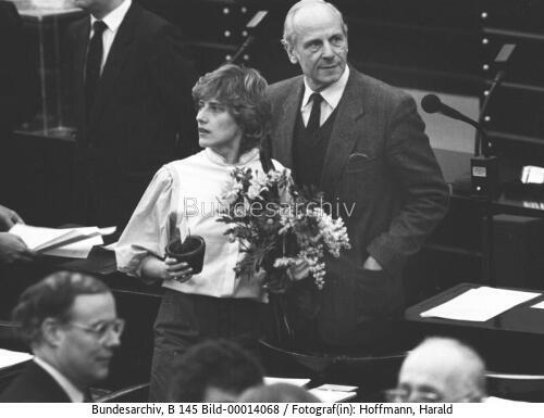 Bundestagssitzung / Konstituierung des 10. Deutschen Bundestages 1983