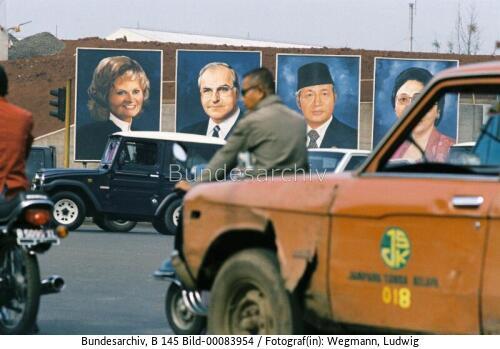Bundeskanzler Kohl in Indonesien 1983 / Asienreise