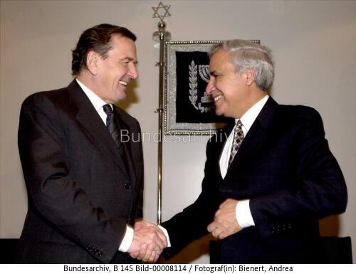Bundeskanzler Schröder in Israel 2000 / Nahostreise