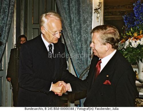 Tschechischer Präsident Havel in Regensburg 2000
