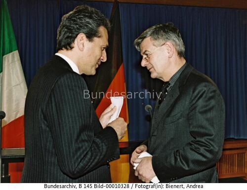 Bundesminister Fischer empfängt Francesco Rutelli
