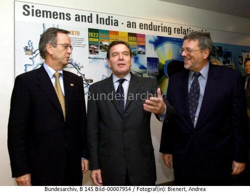 Bundeskanzler Schröder in Indien 2001 / Asienreise