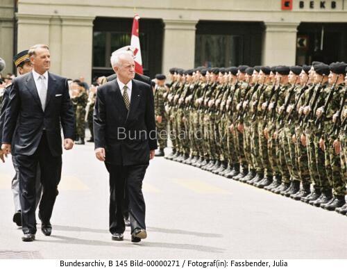Bundespräsident Rau in der Schweiz 2000