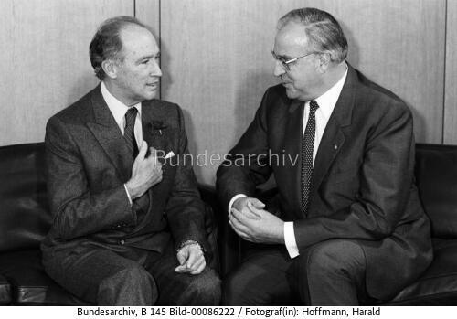 Kanadischer Premierminister Trudeau in Bonn 1983