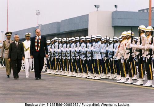 Bundeskanzler Kohl in Indonesien 1983 / Asienreise