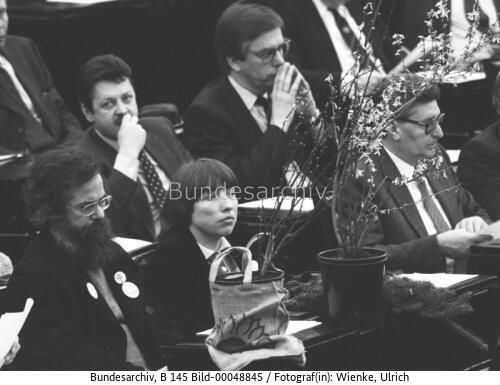 Bundestagssitzung /  Konstituierung des 10. Deutschen Bundestages 1983