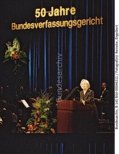 Festakt 50 Jahre Bundesverfassungsgericht
