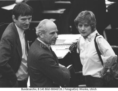 Bundestagssitzung / Konstituierung des 10. Deutschen Bundestages 1983