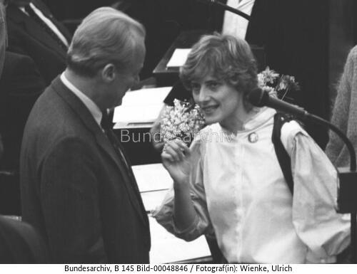 Bundestagssitzung /  Konstituierung des 10. Deutschen Bundestages 1983