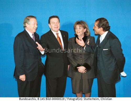Bundeskanzler Schröder empfängt Präsidium des Zentralrats der Juden 2000