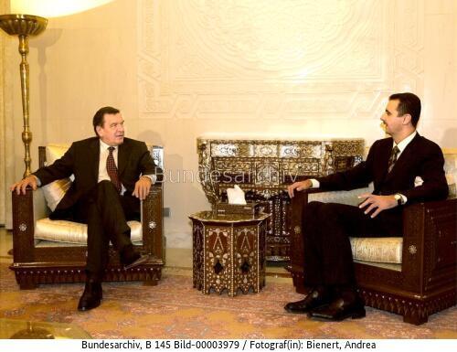Bundeskanzler Schröder in Syrien 2000 / Nahostreise