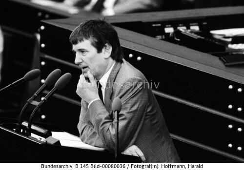Bundestagssitzung 1983 / Rede MdB Otto Schily
